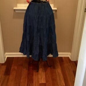Elegant Blue Women's Skirt